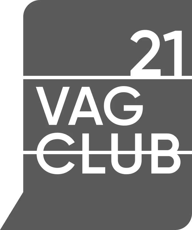 Наклейка VagClub21 серая