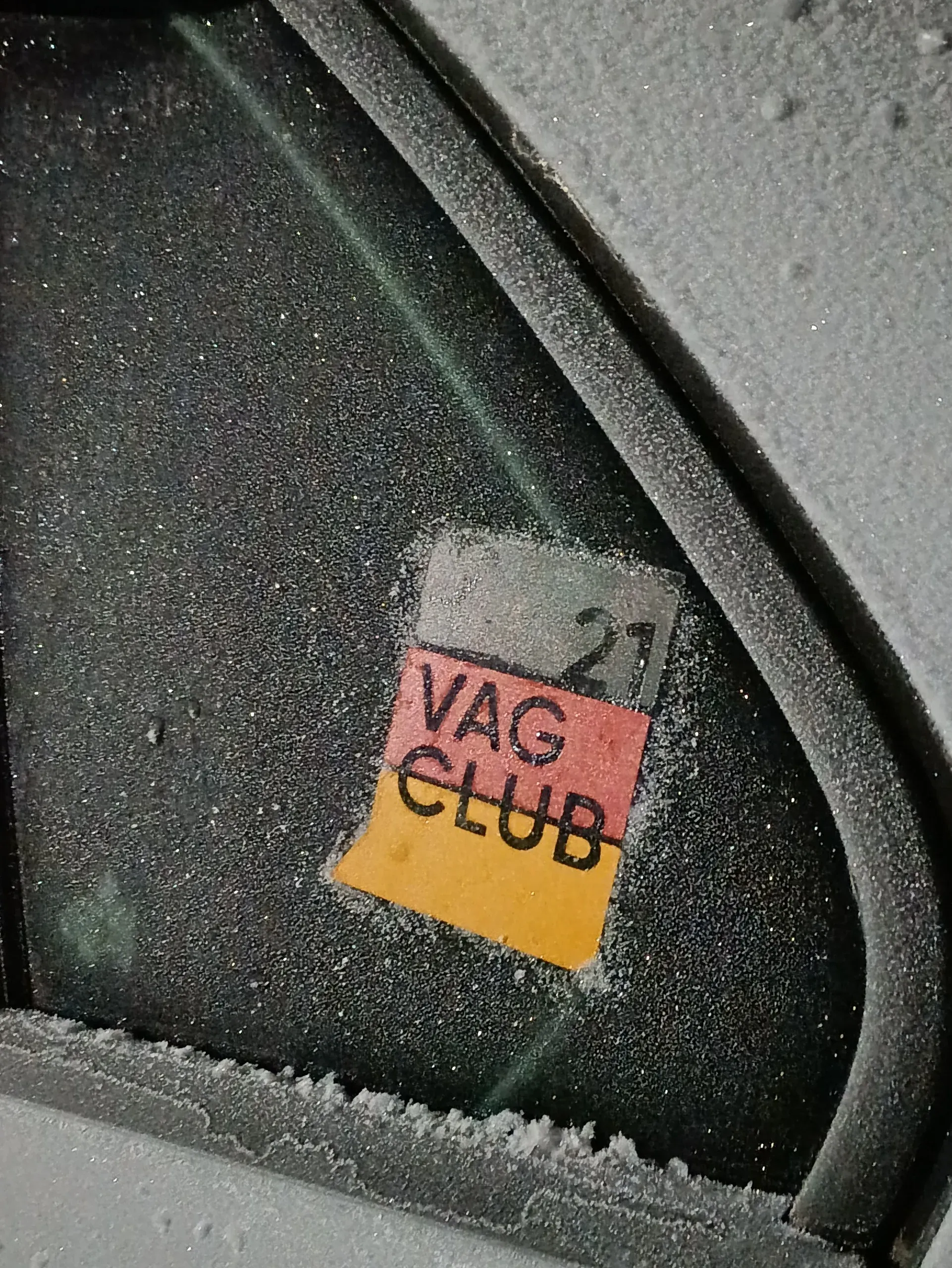 Наклейка vagclub21 оригинальная